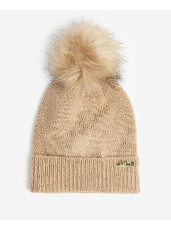 Barbour International Women's Sparkle Beanie & Scarf Gift Set - Oat Image 3