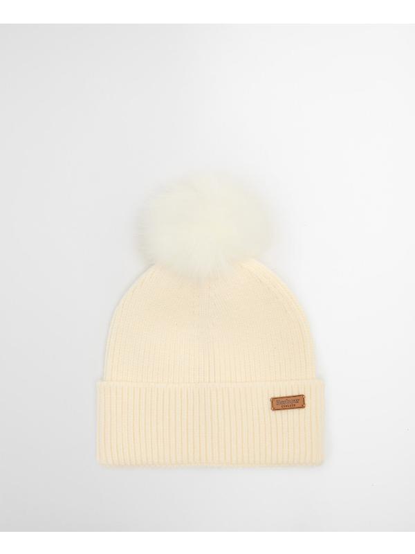 Barbour Women's Dover Pom Beanie & Hailes Scarf Gift Set - Monochrome Tartan Image 3