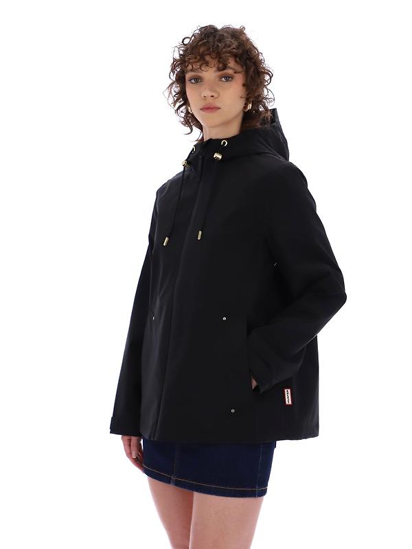 Hunter Women's Originals Lightweight Waterproof Jacket - Black Image 6
