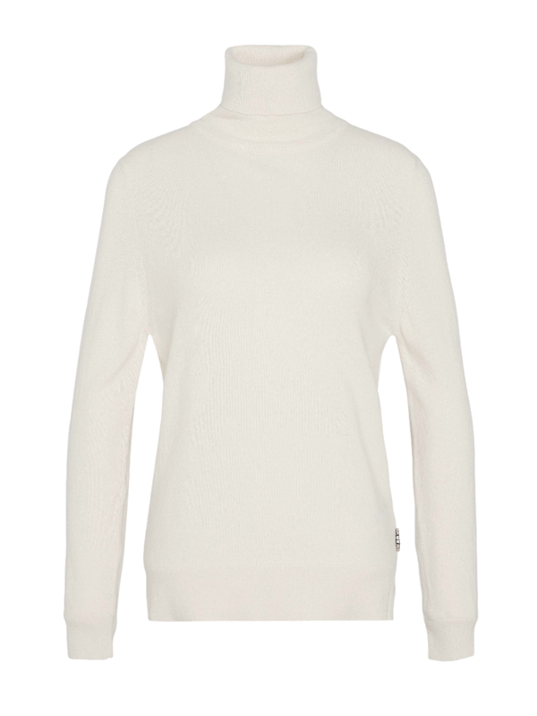 Barbour Women's Pendle Roll Neck Sweater - Ecru Product Image