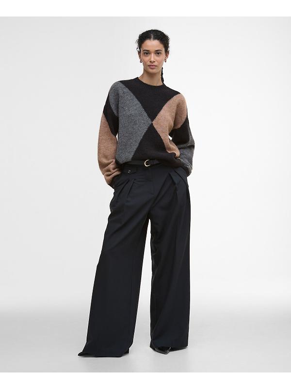 Barbour Women's Sabrina Crew Neck Jumper - Multi Image 3