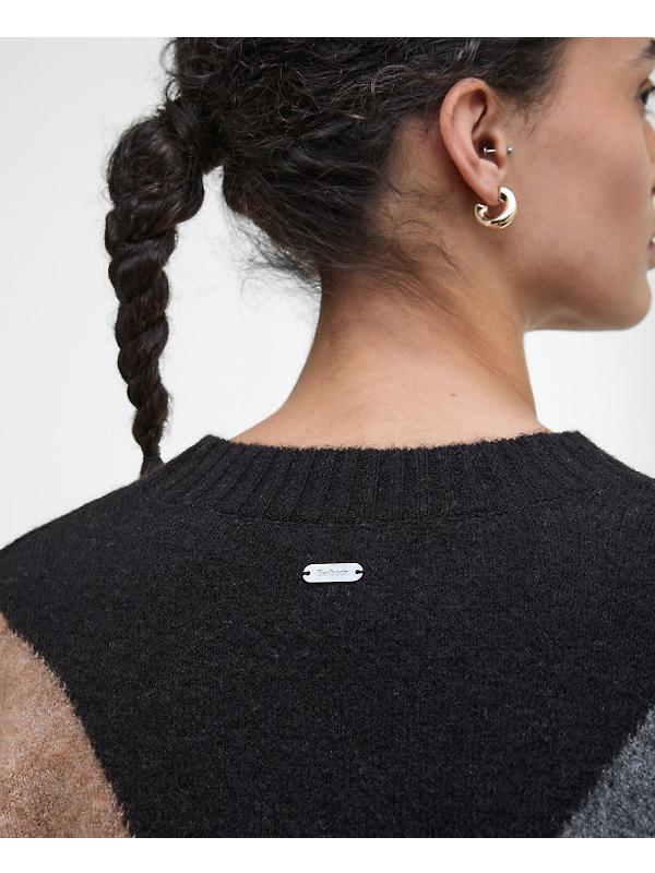 Barbour Women's Sabrina Crew Neck Jumper - Multi Image 7