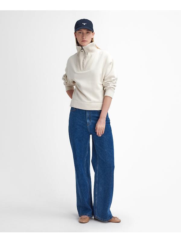 Barbour Women's Fleur Sweatshirt - Ecru Image 2