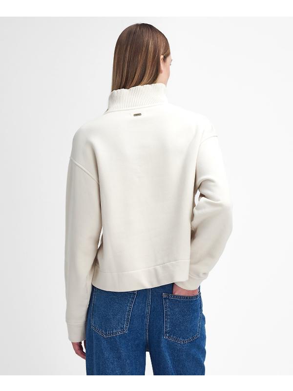 Barbour Women's Fleur Sweatshirt - Ecru Image 4