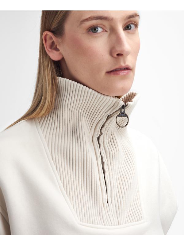 Barbour Women's Fleur Sweatshirt - Ecru Image 5