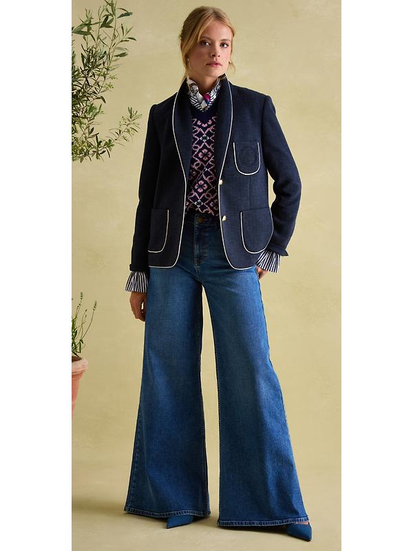 Joules Women's Palazzo Jeans - Mid Blue Denim Image 10