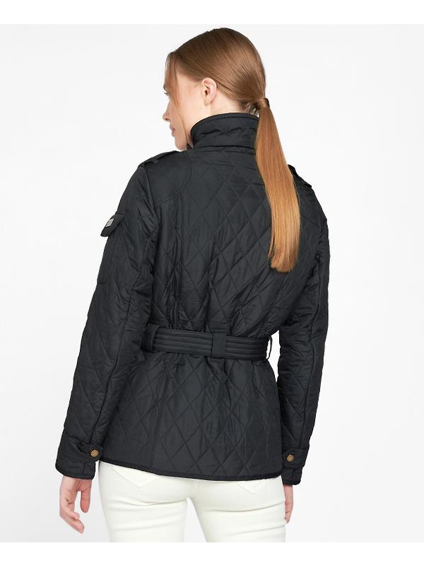 Barbour International Women's Tourer Polarquilt Jacket - Black/Black Image 3
