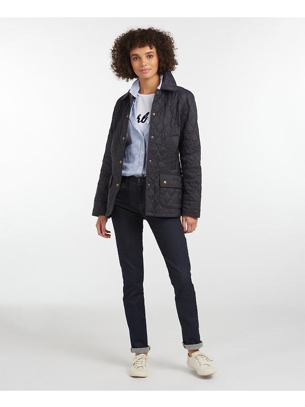 Barbour Women's Beadnell Quilted Jacket - Navy Image 3