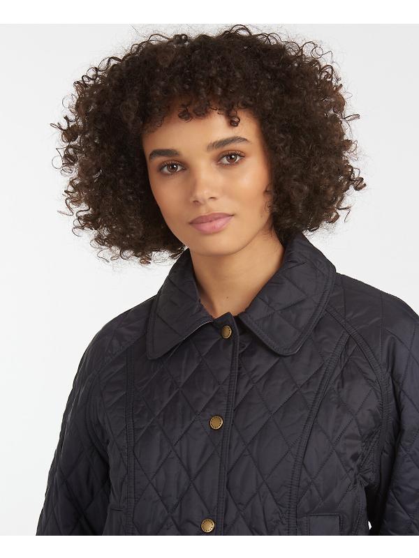Barbour Women's Beadnell Quilted Jacket - Navy Image 5