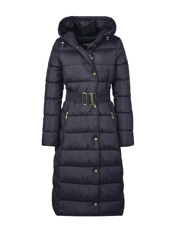 Barbour International Women's Track Line Quilted Jacket - Black Image 1