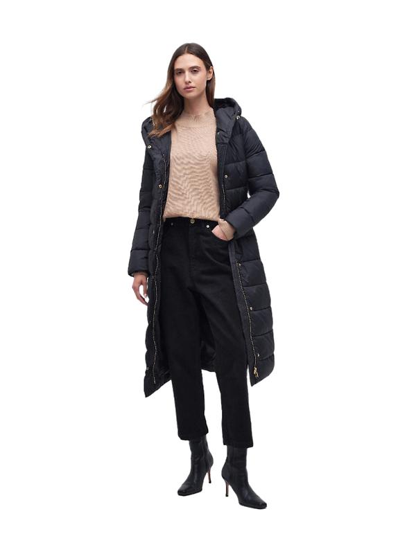 Barbour International Women's Track Line Quilted Jacket - Black Image 4