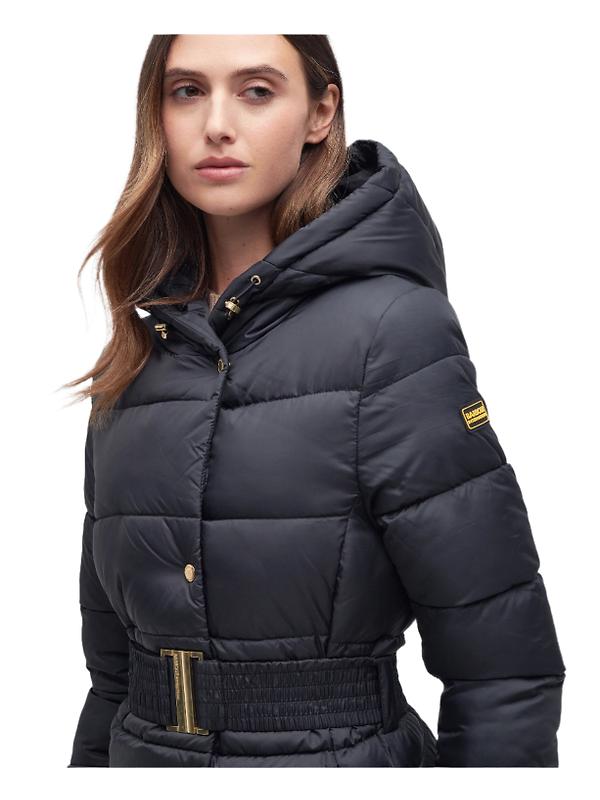 Barbour International Women's Track Line Quilted Jacket - Black Image 5