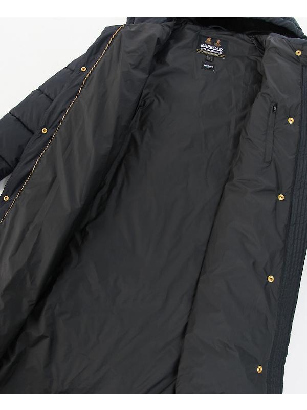 Barbour International Women's Track Line Quilted Jacket - Black Image 8