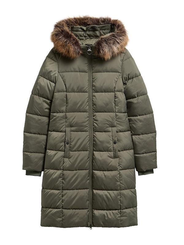 Barbour Women's Rosoman Quilted Jacket - Dusty Khaki Image 8