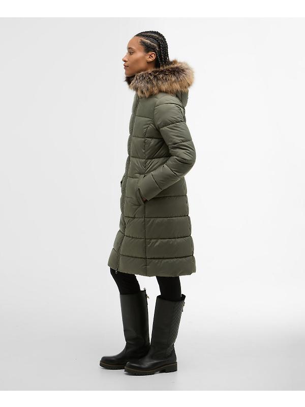 Barbour Women's Rosoman Quilted Jacket - Dusty Khaki Image 3