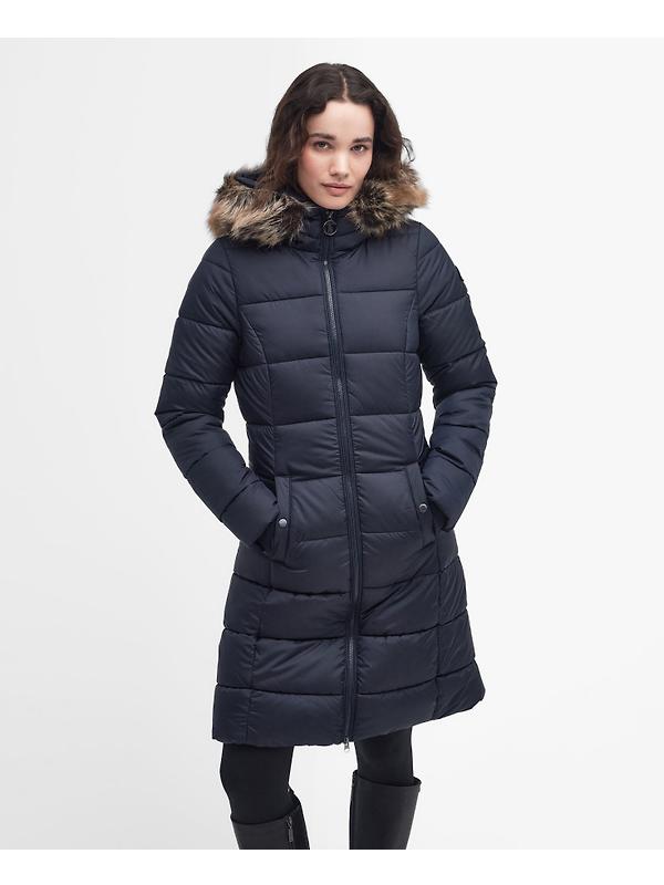 Barbour Women's Rosoman Quilted Jacket - Dark Navy Image 3