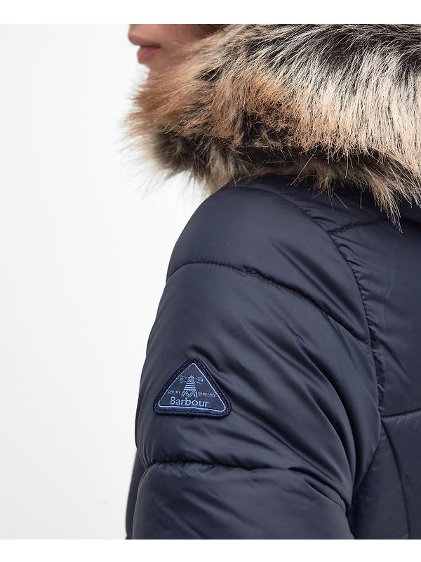 Barbour Women's Rosoman Quilted Jacket - Dark Navy Image 7
