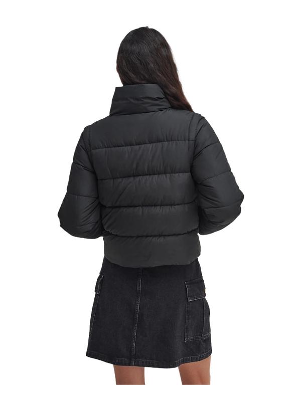 Barbour International Women's Webber Convertible Puffer Jacket -  Black Image 5