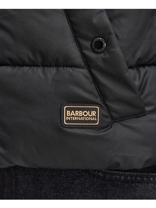 Barbour International Women's Webber Convertible Puffer Jacket -  Black Image 9