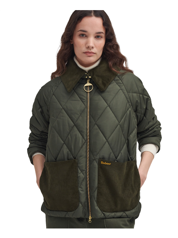 Barbour Women's Dalroy Quilted Jacket - Olive Image 3