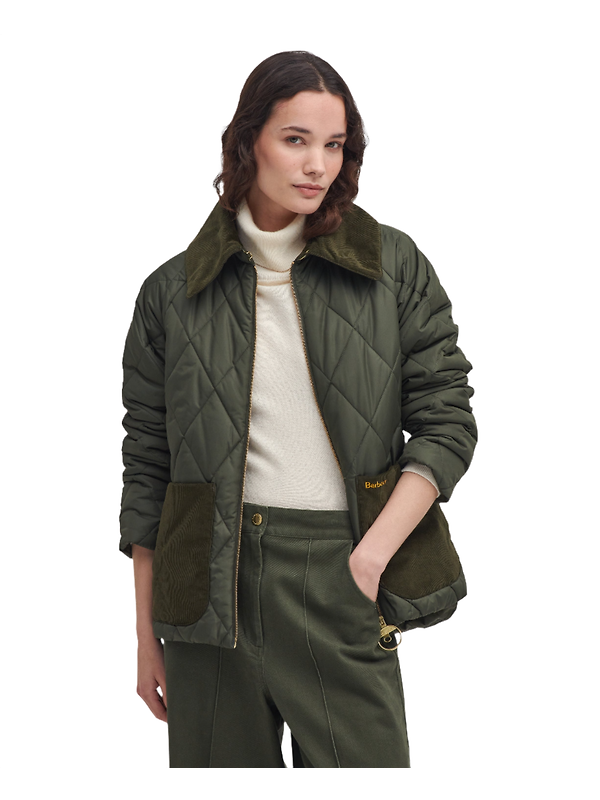 Barbour Women's Dalroy Quilted Jacket - Olive Image 4