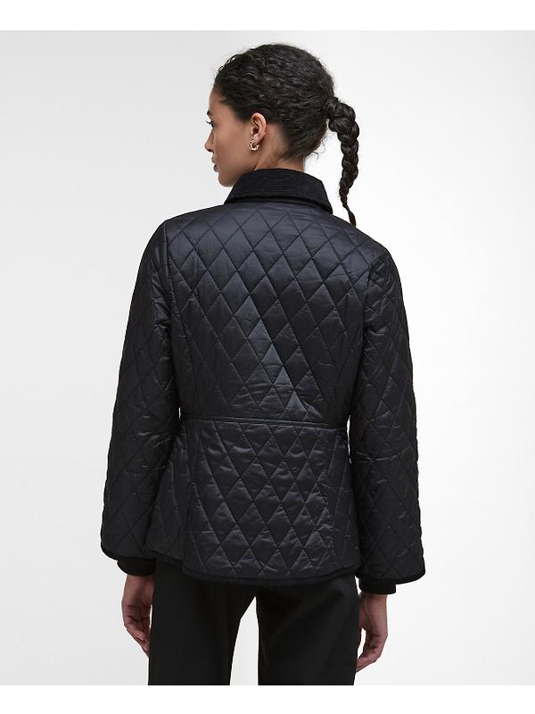 Barbour Women's Fitted Beadnell Quilted Jacket - Black/Classic Image 4