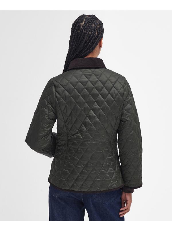 Barbour Women's Fitted Beadnell Quilted Jacket - Sage/Ancient Image 4