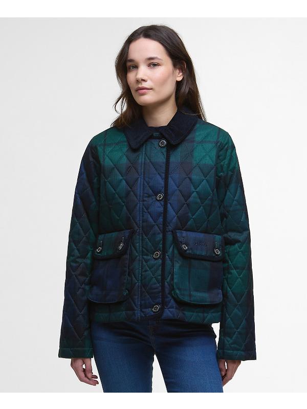 Barbour Women's Loudon Quilted Jacket - Blackwatch Tartan Image 2