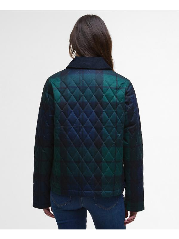 Barbour Women's Loudon Quilted Jacket - Blackwatch Tartan Image 4