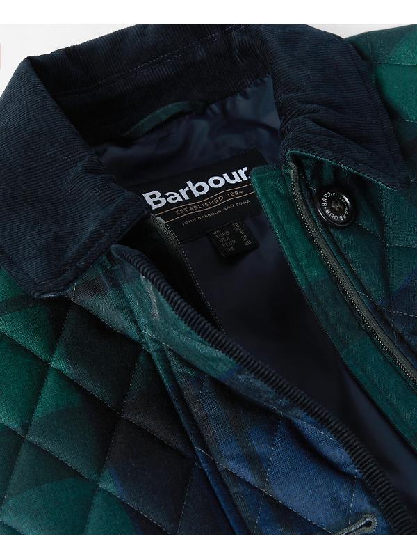 Barbour Women's Loudon Quilted Jacket - Blackwatch Tartan Image 7