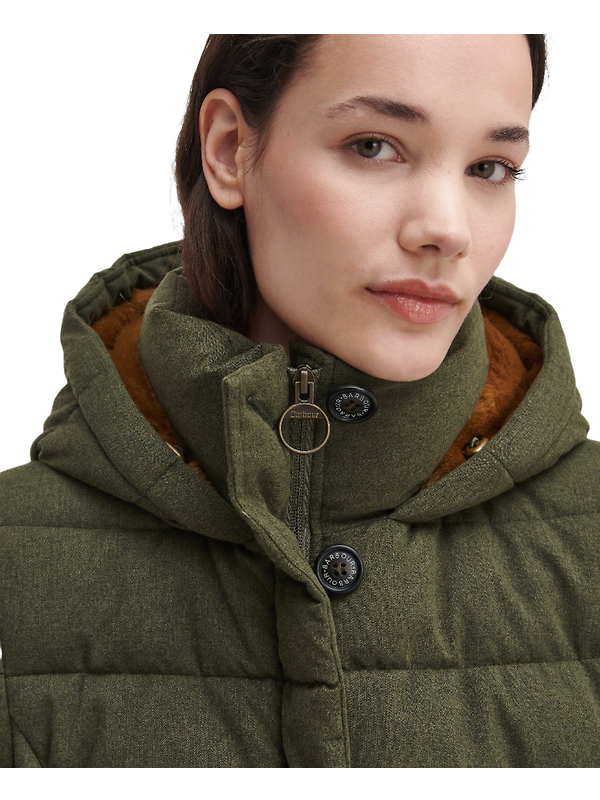 Barbour Women's Camellia Puffer Jacket - Olive Image 6