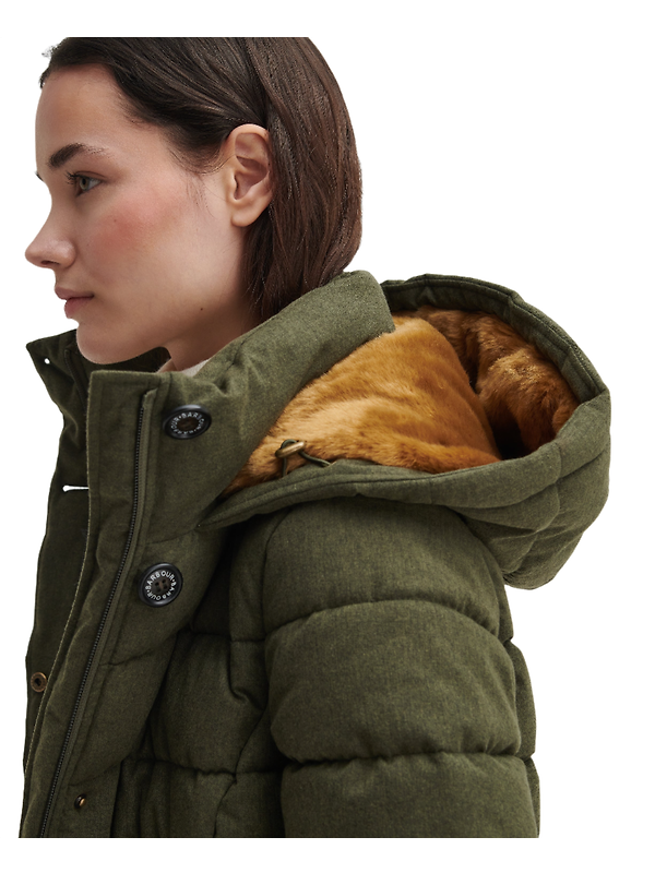 Barbour Women's Camellia Puffer Jacket - Olive Image 7