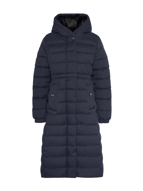 Barbour Women's Clarence Puffer Jacket - Dark Navy Product Image