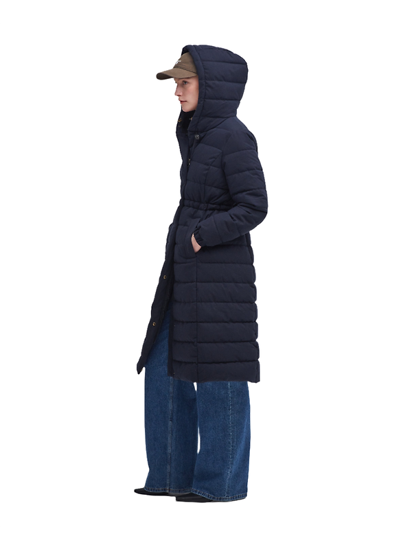 Barbour Women's Clarence Puffer Jacket - Dark Navy Image 3
