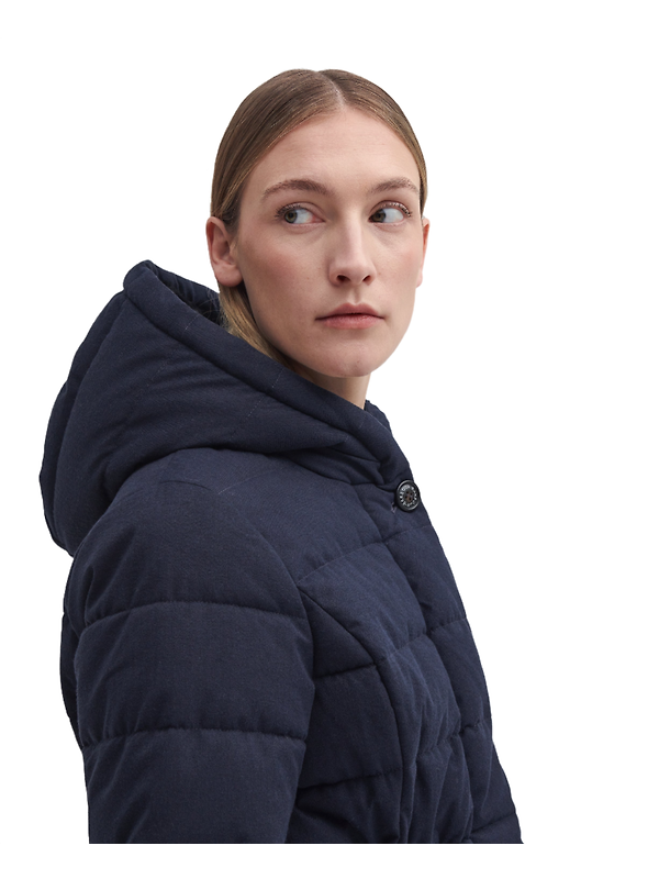 Barbour Women's Clarence Puffer Jacket - Dark Navy Image 6