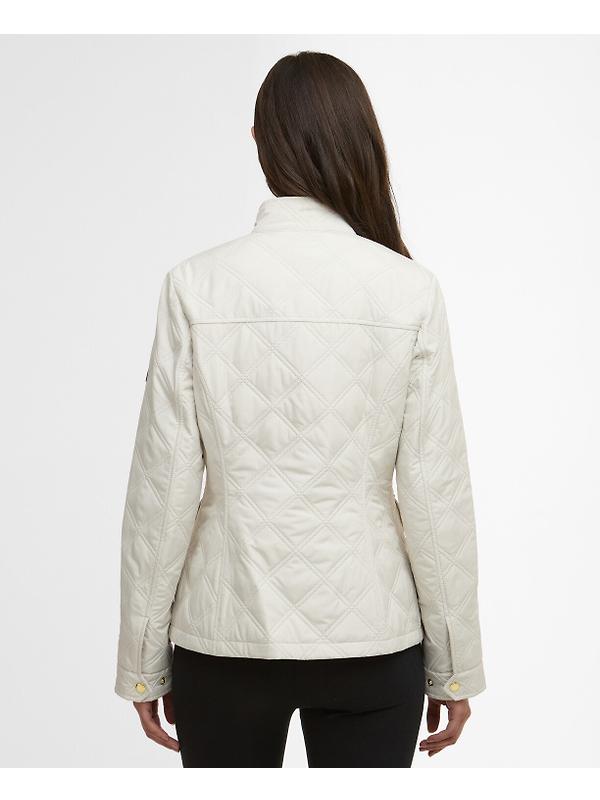 Barbour International Women's Halsey Quilted Jacket - Silver Birch/Silver Birch Image 4