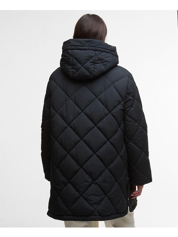 Barbour Women's Kailyn Puffer Jacket - Black/Classic Tartan Image 4