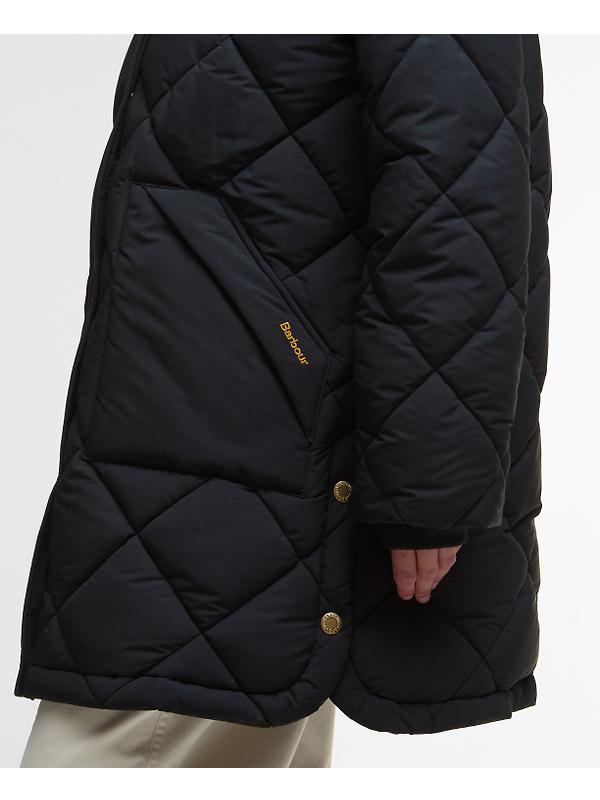 Barbour Women's Kailyn Puffer Jacket - Black/Classic Tartan Image 6