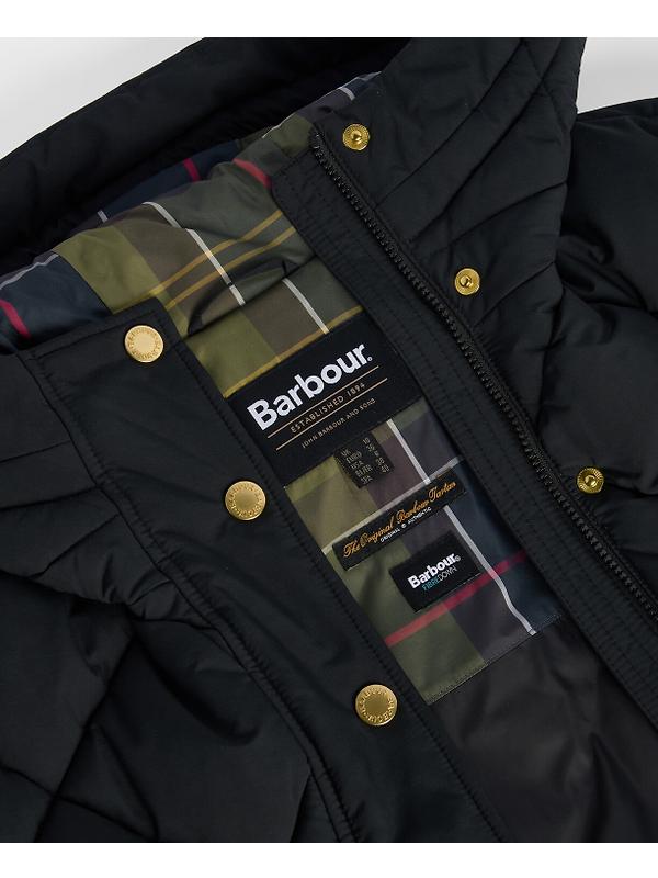 Barbour Women's Kailyn Puffer Jacket - Black/Classic Tartan Image 7