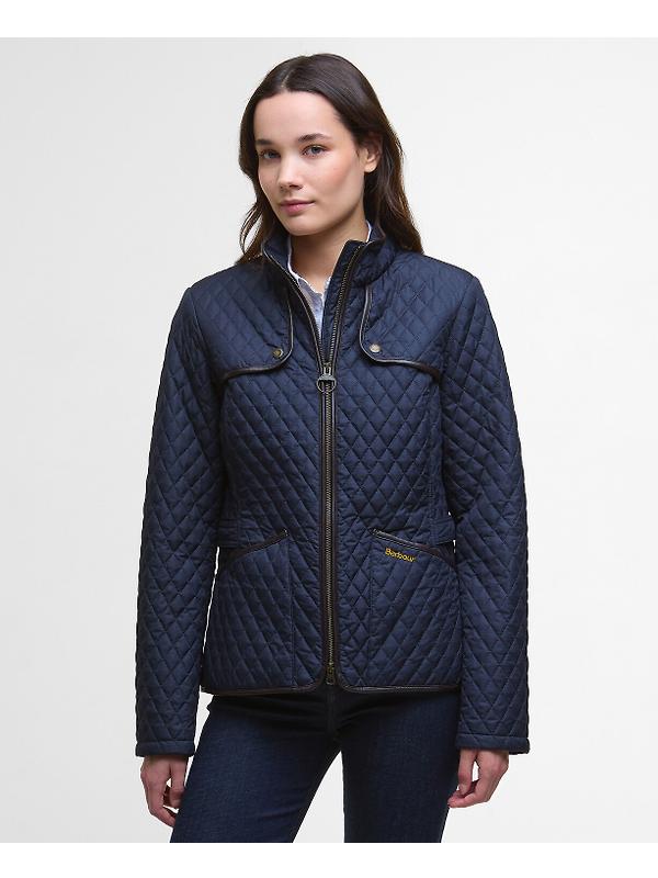 Barbour Women's Dahlia Quilted Jacket - Dark Navy Image 2