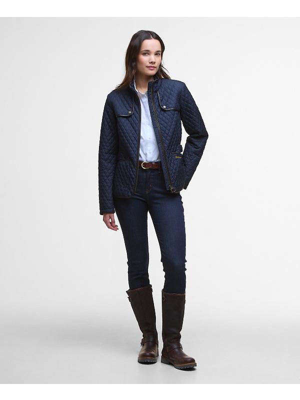 Barbour Women's Dahlia Quilted Jacket - Dark Navy Image 3