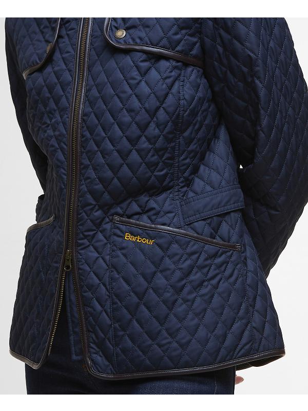 Barbour Women's Dahlia Quilted Jacket - Dark Navy Image 6
