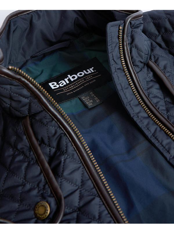 Barbour Women's Dahlia Quilted Jacket - Dark Navy Image 8