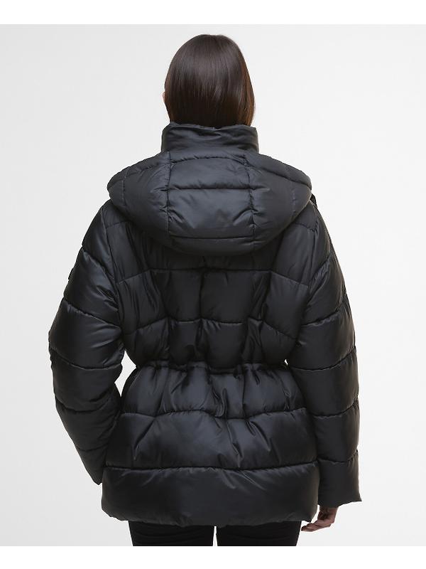 Barbour International Women's Lisbon Puffer Jacket - Black Image 4