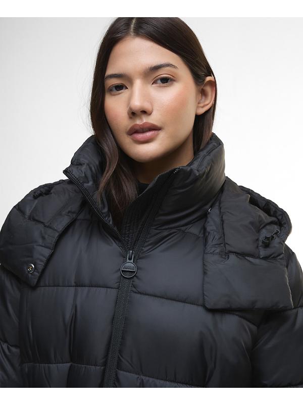Barbour International Women's Lisbon Puffer Jacket - Black Image 5