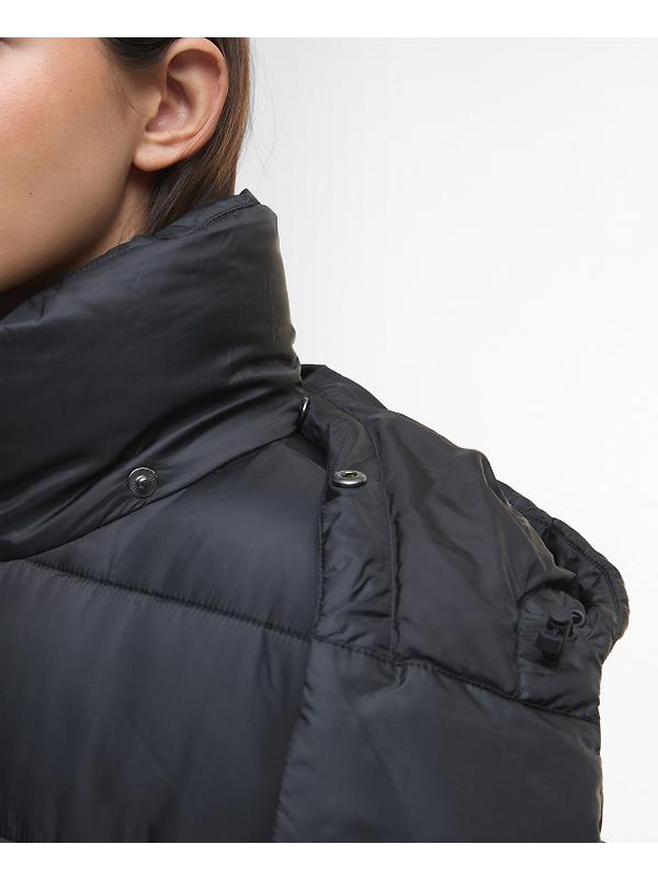 Barbour International Women's Lisbon Puffer Jacket - Black Image 7