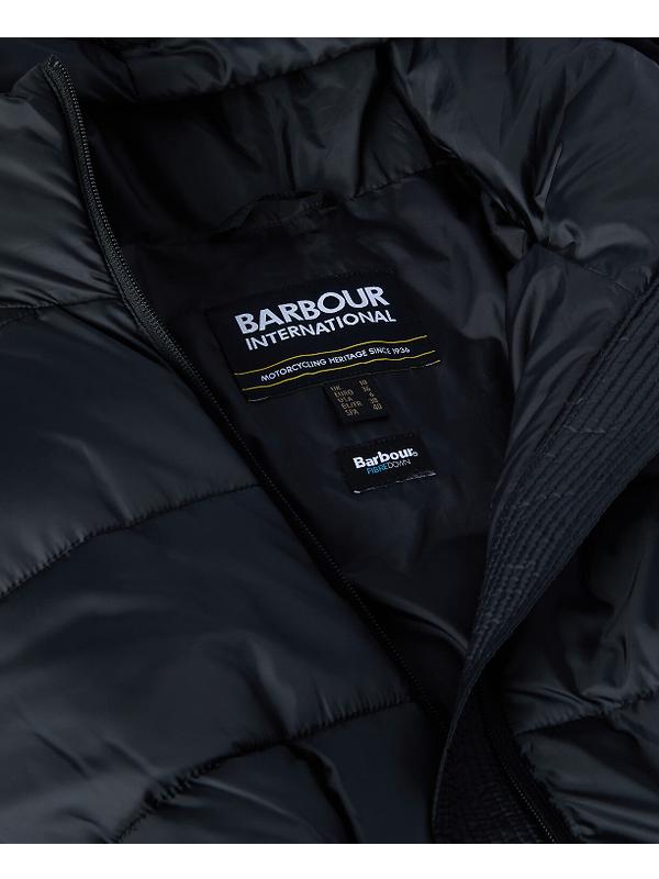 Barbour International Women's Lisbon Puffer Jacket - Black Image 8
