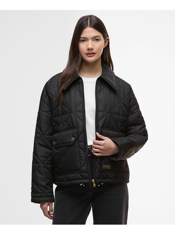 Barbour International Women's Juliana Quilted Jacket - Black Image 2