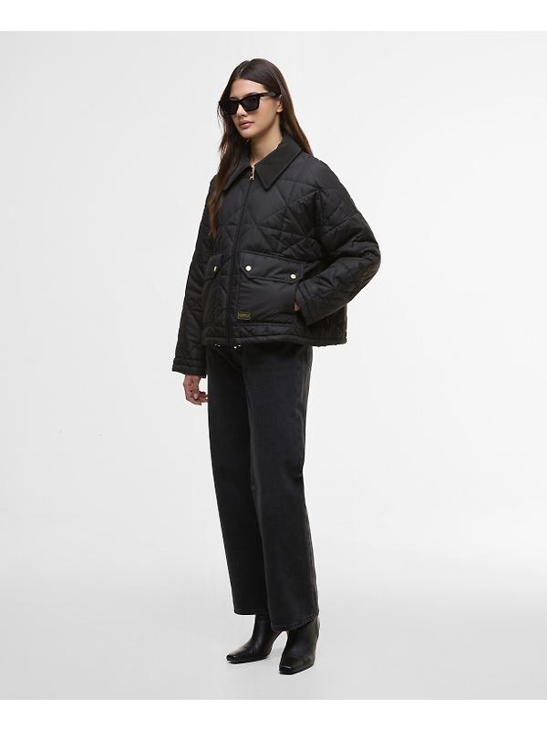 Barbour International Women's Juliana Quilted Jacket - Black Image 3