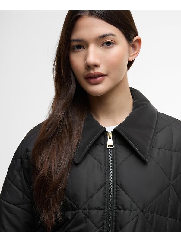 Barbour International Women's Juliana Quilted Jacket - Black Image 5